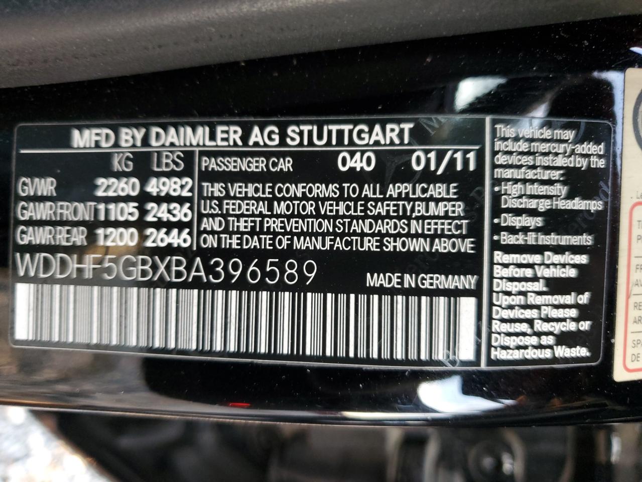 2011 Mercedes-Benz E-klasse - Image 13