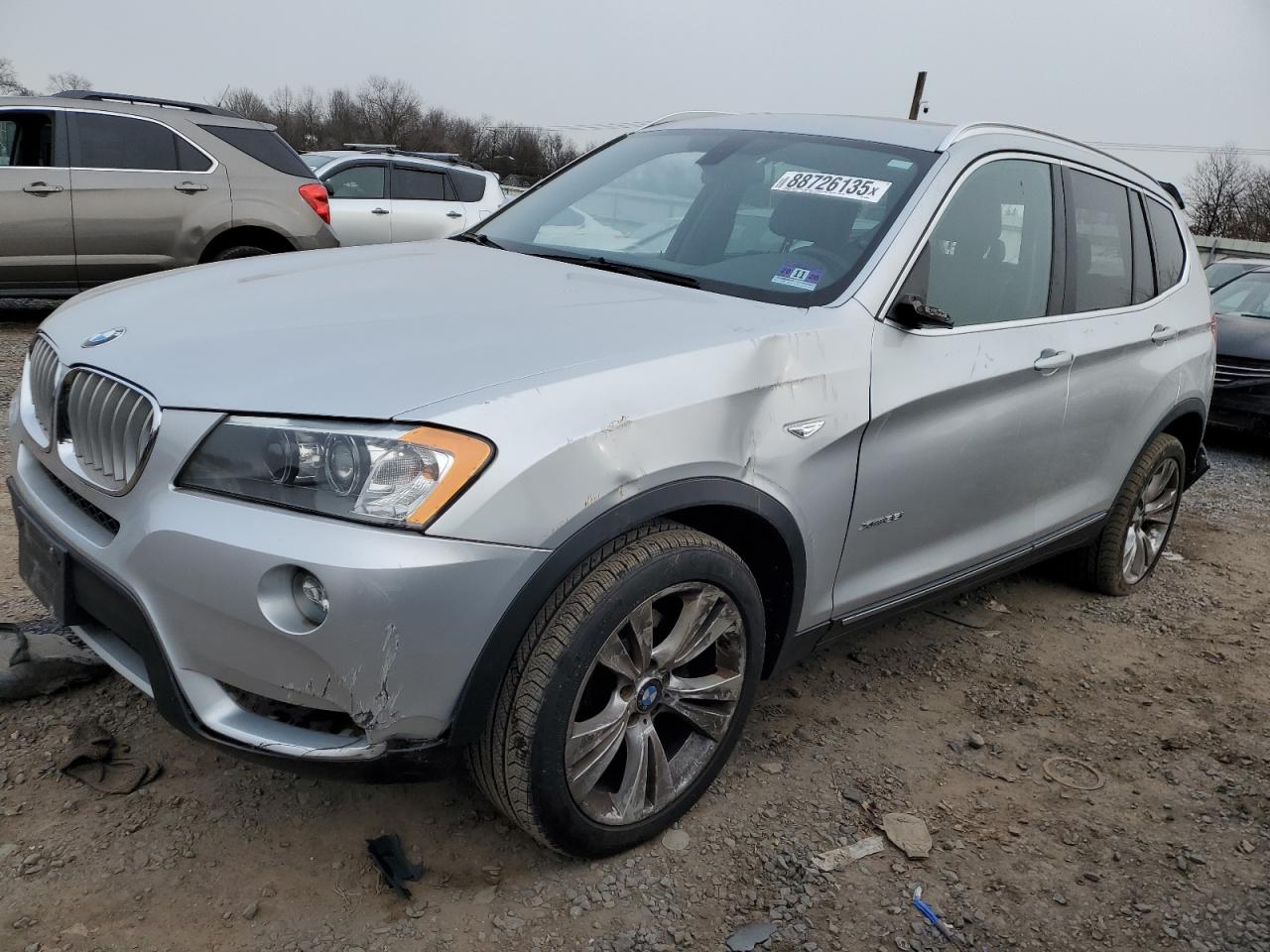 2013 Bmw X3 Xdrive35I იყიდება Hillsborough-ში, NJ - Rear End