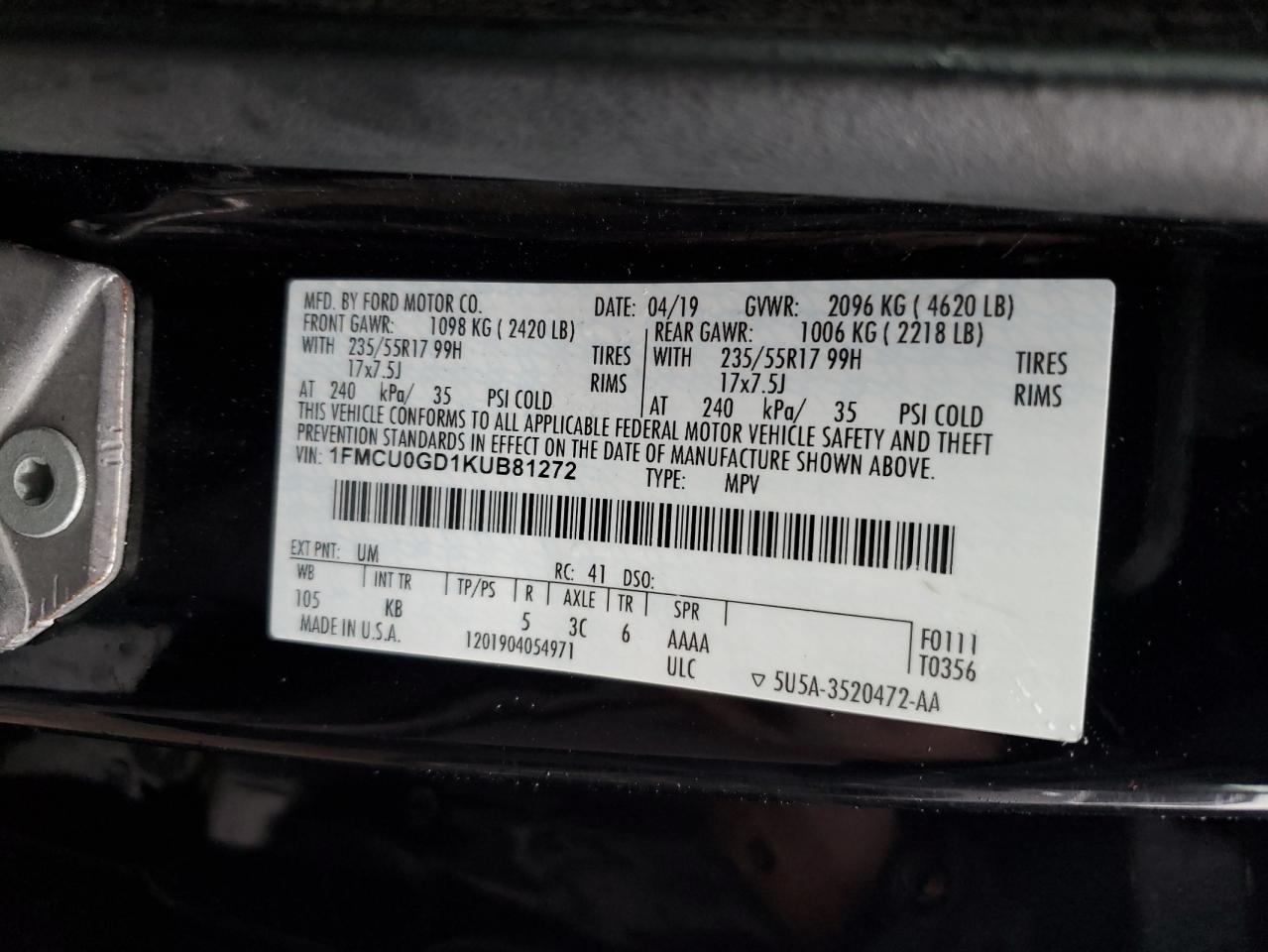 2019 Ford Escape - Image 13
