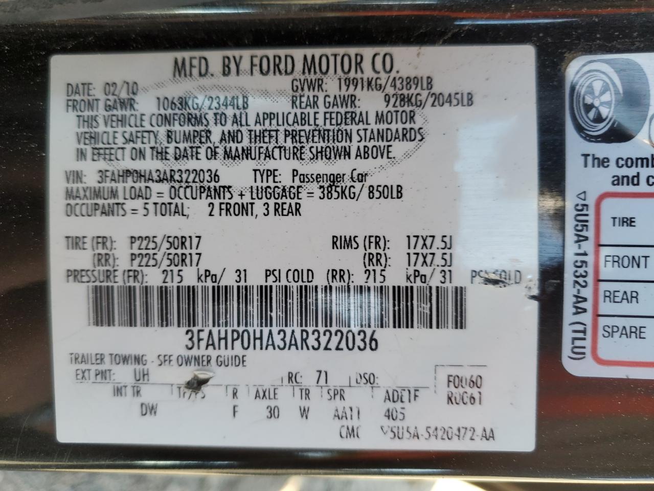 2010 Ford Fusion - Image 12