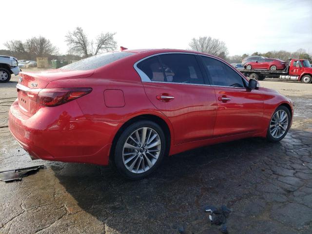  INFINITI Q50 2021 Красный