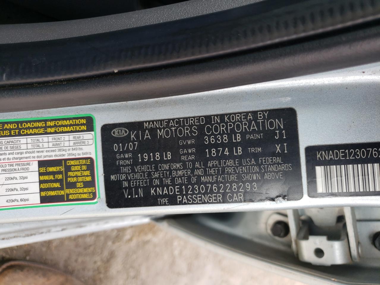 2007 Kia Rio - Image 12