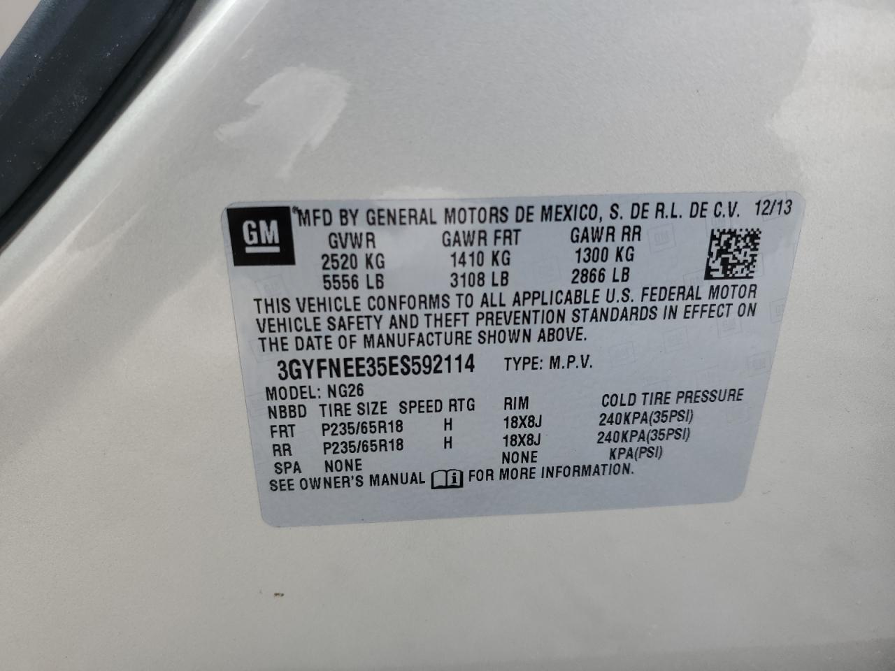 2014 Cadillac SRX - Image 13