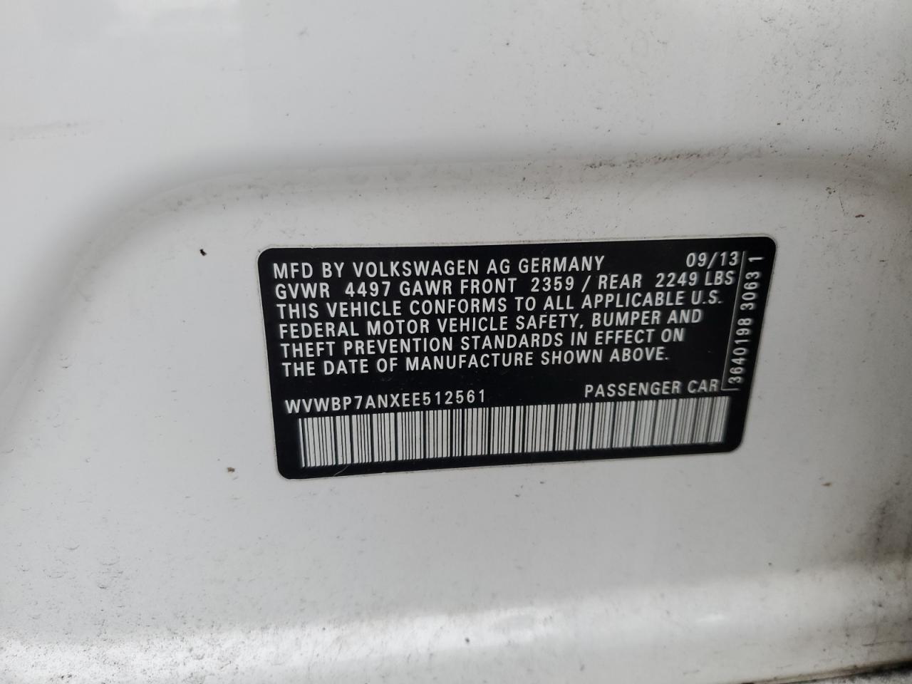 2014 Volkswagen Passat CC - Image 12