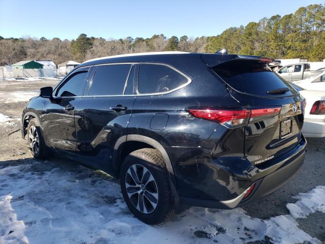  TOYOTA HIGHLANDER 2022 Czarny