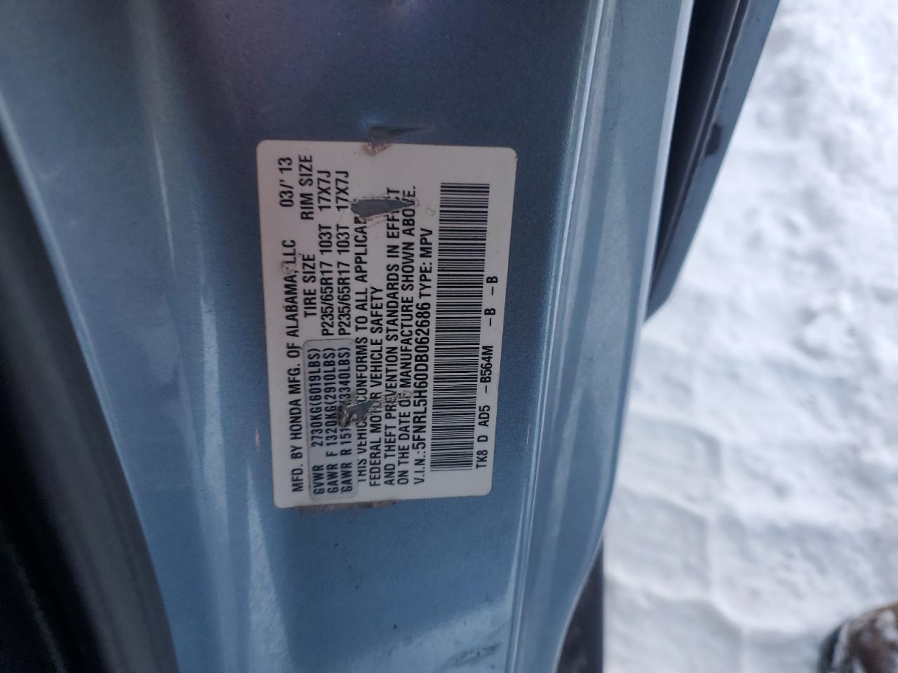 2013 Honda Odyssey - Image 13