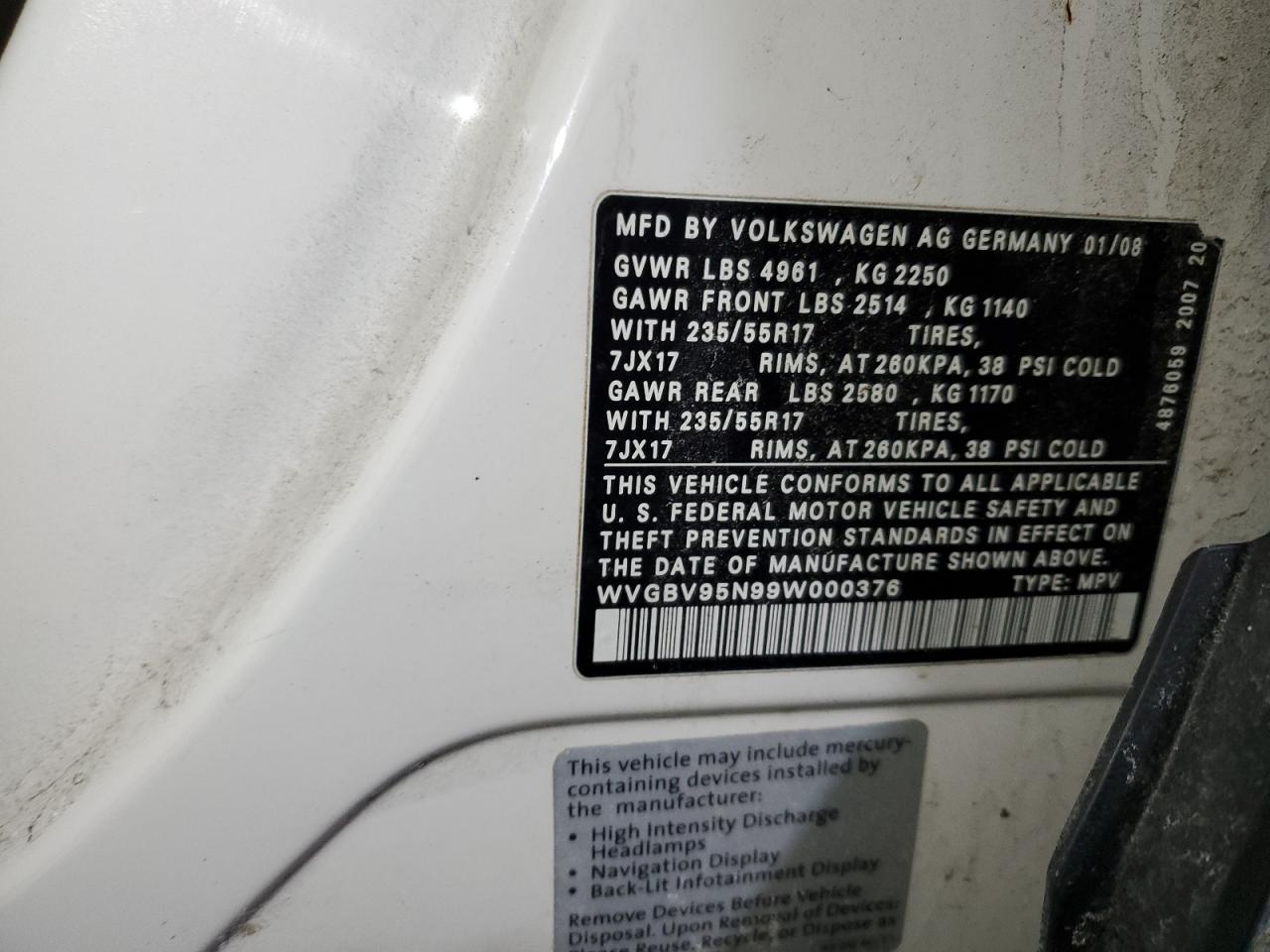 2009 Volkswagen Tiguan - Image 15