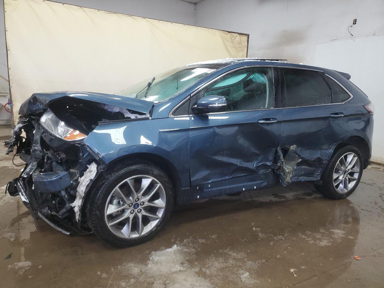 2018 Ford Edge Titanium for Sale in Davison, MI - Front End