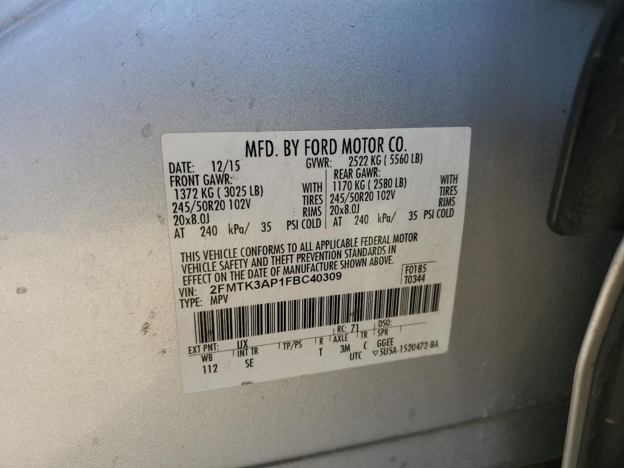 2015 Ford Edge - Image 13