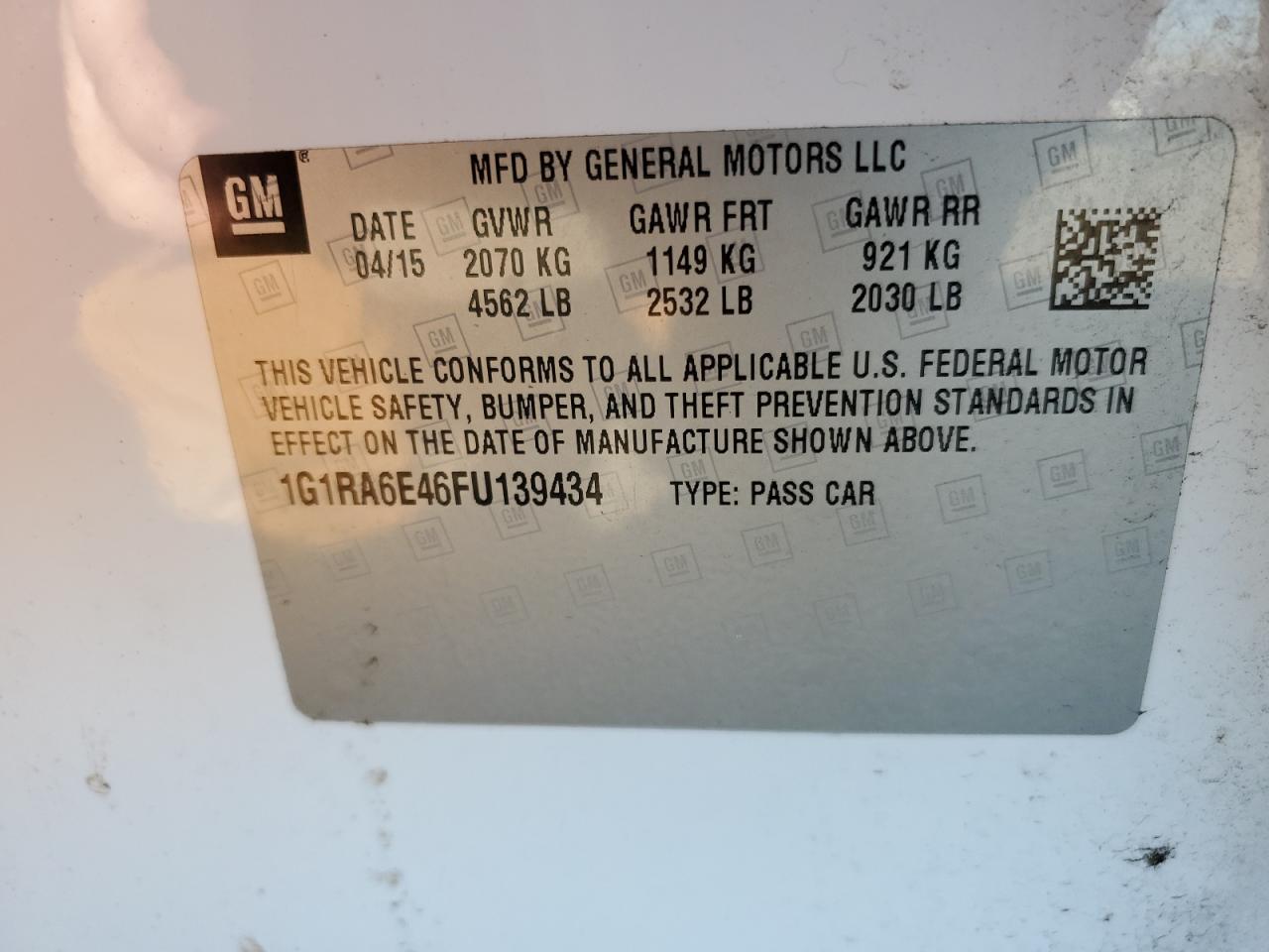 2015 Chevrolet Volt - Image 12