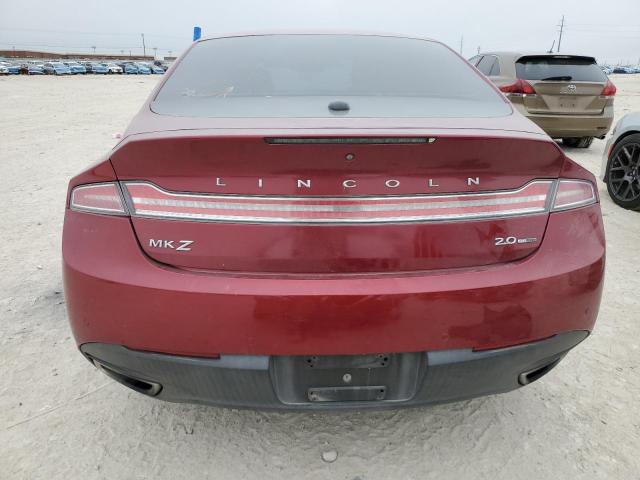  LINCOLN MKZ 2016 Бордовый