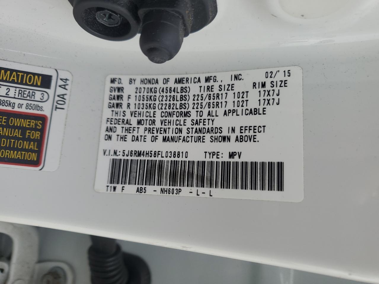 2015 Honda CR-V - Image 13