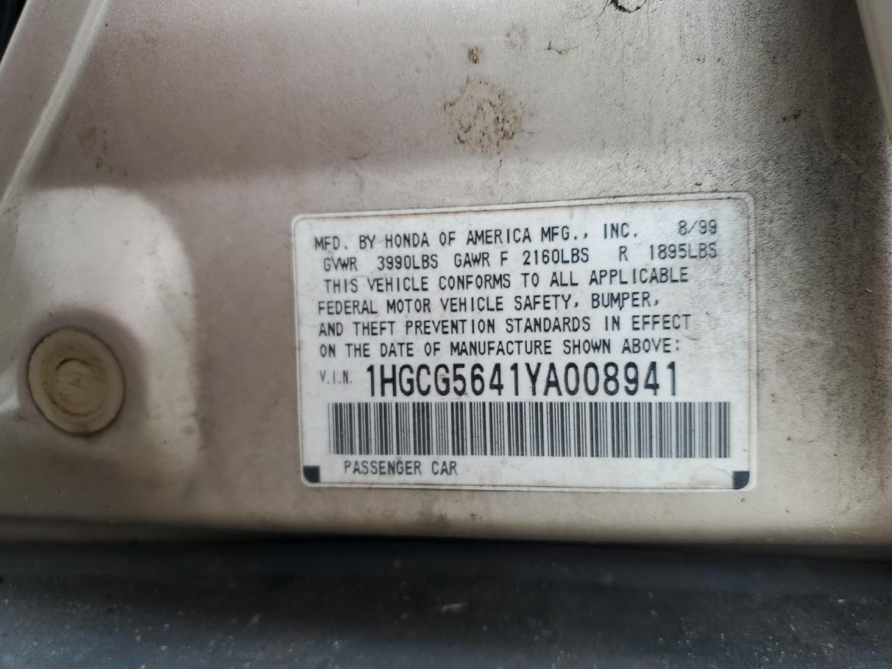 2000 Honda Accord - Image 14