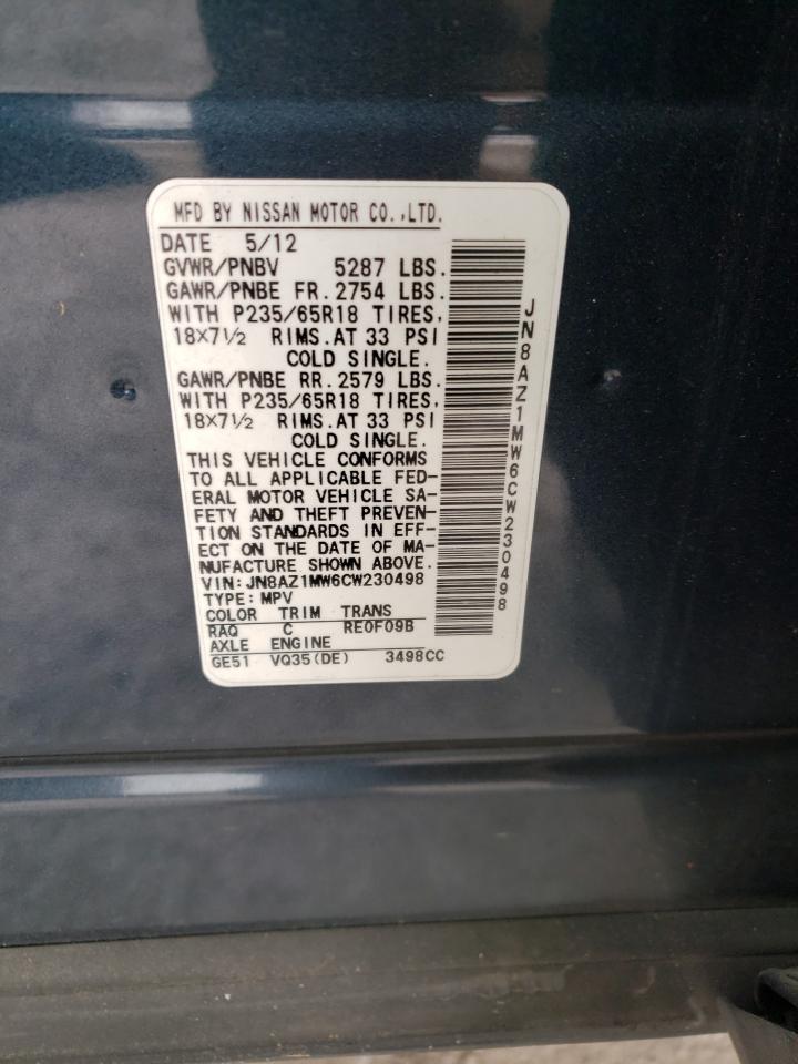 2012 Nissan Murano - Image 13