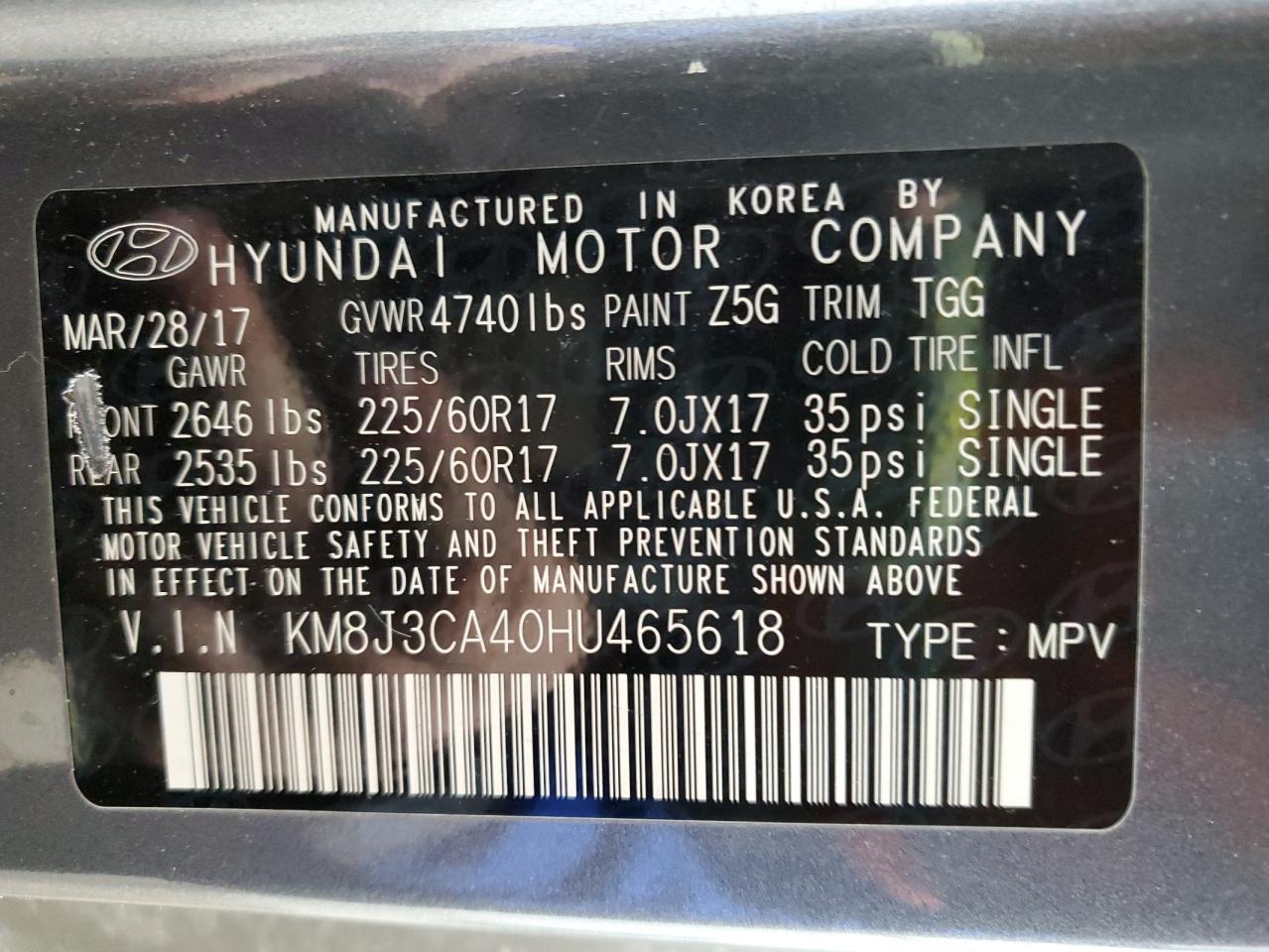 2017 Hyundai Tucson - Image 14
