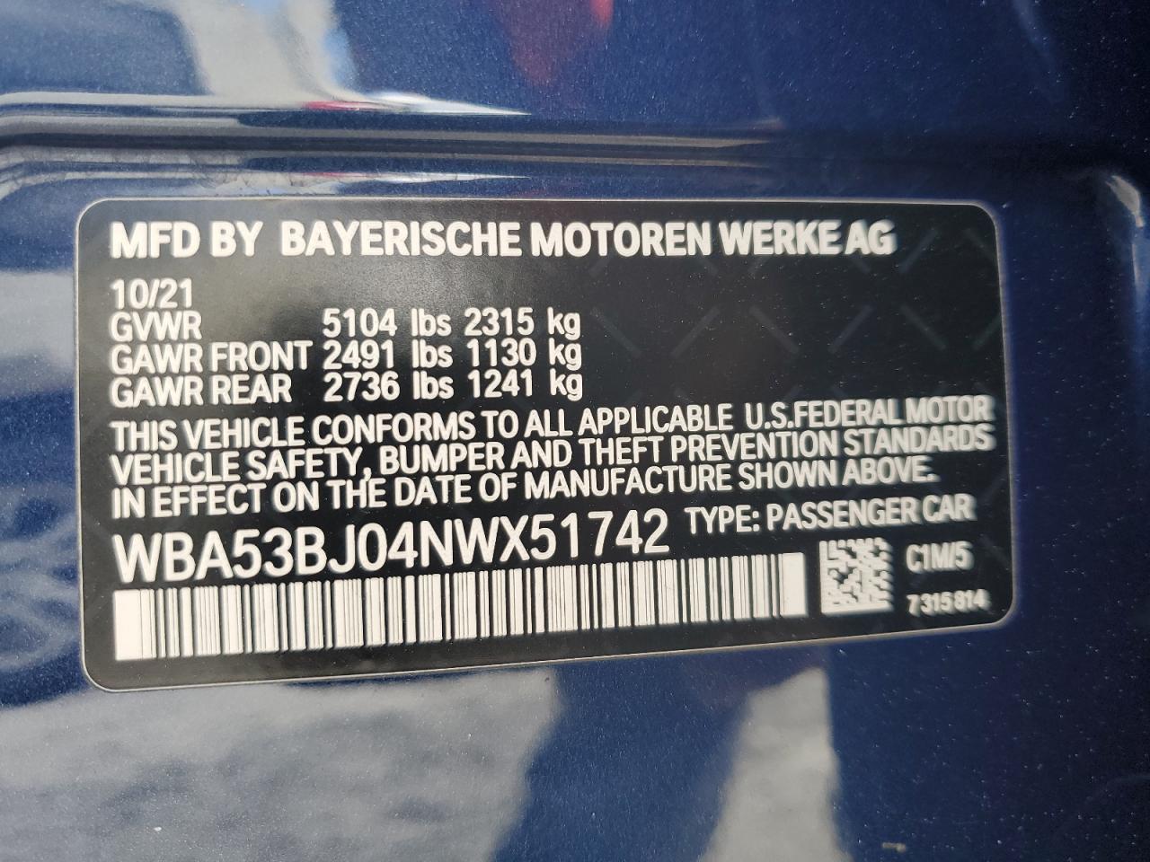 2022 BMW 5er - Image 12