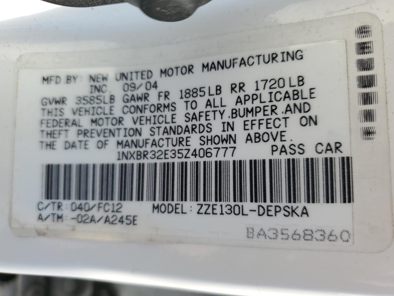 2005 Toyota Corolla - Image 15