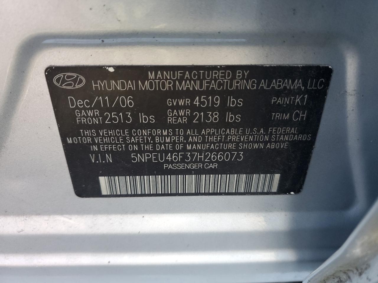 2007 Hyundai Sonata - Image 12