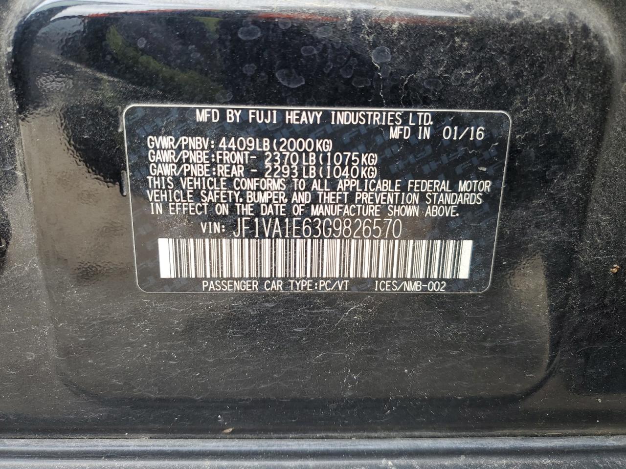 2016 Subaru WRX - Image 13