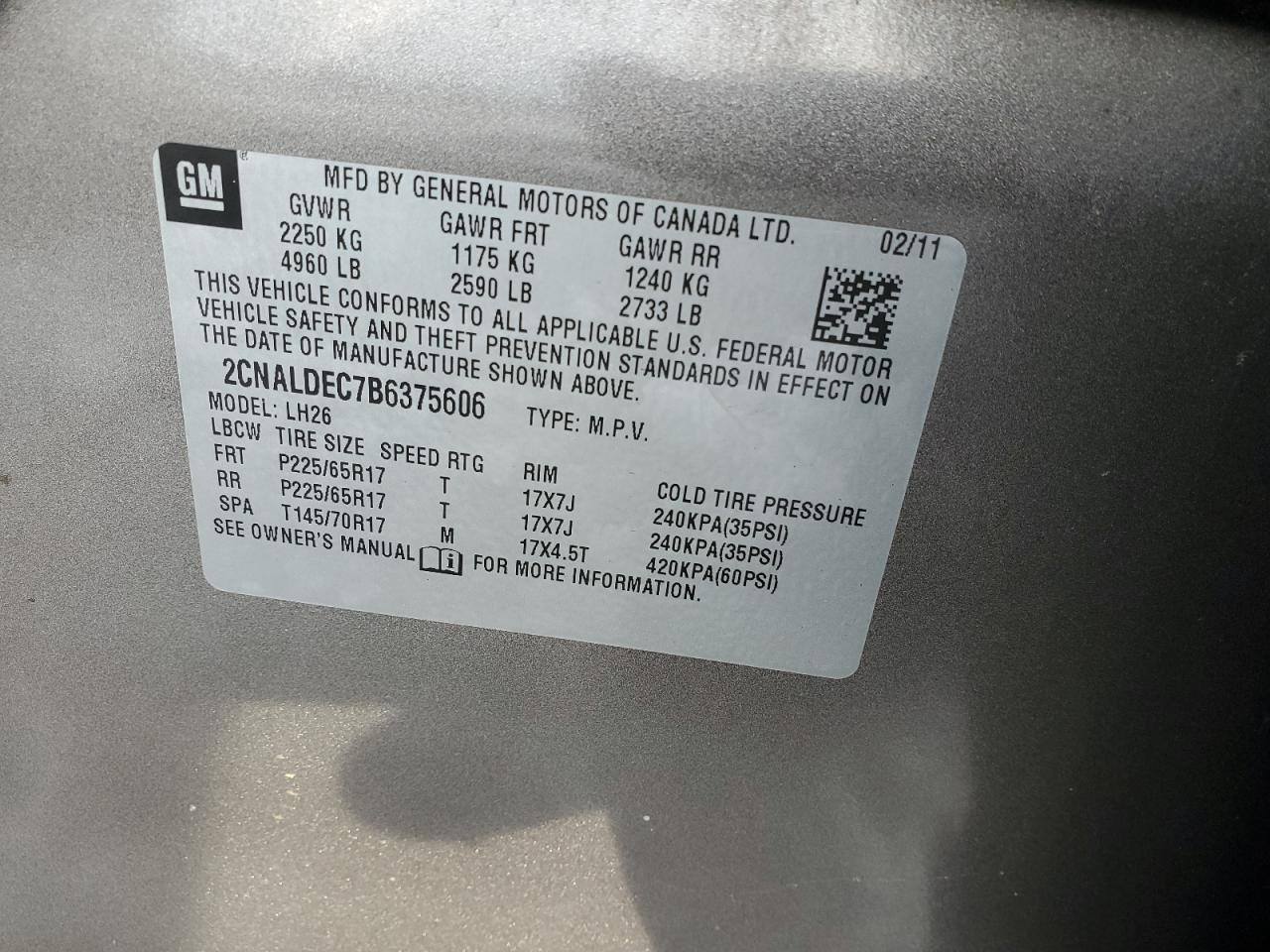 2011 Chevrolet Equinox - Image 15
