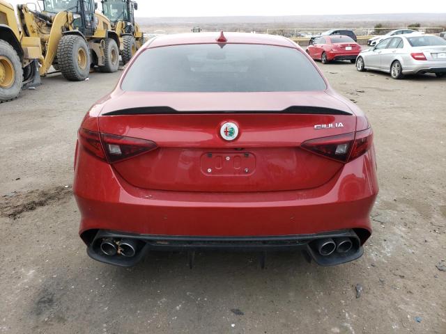  ALFA ROMEO GIULIA 2018 Красный