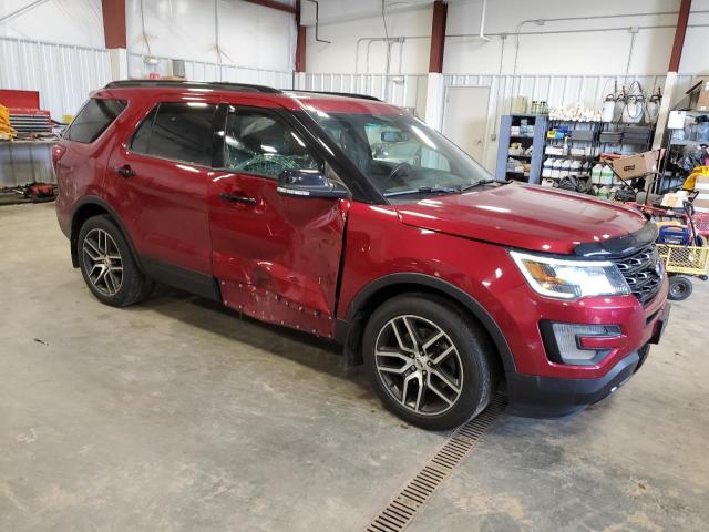  FORD EXPLORER 2017 Red