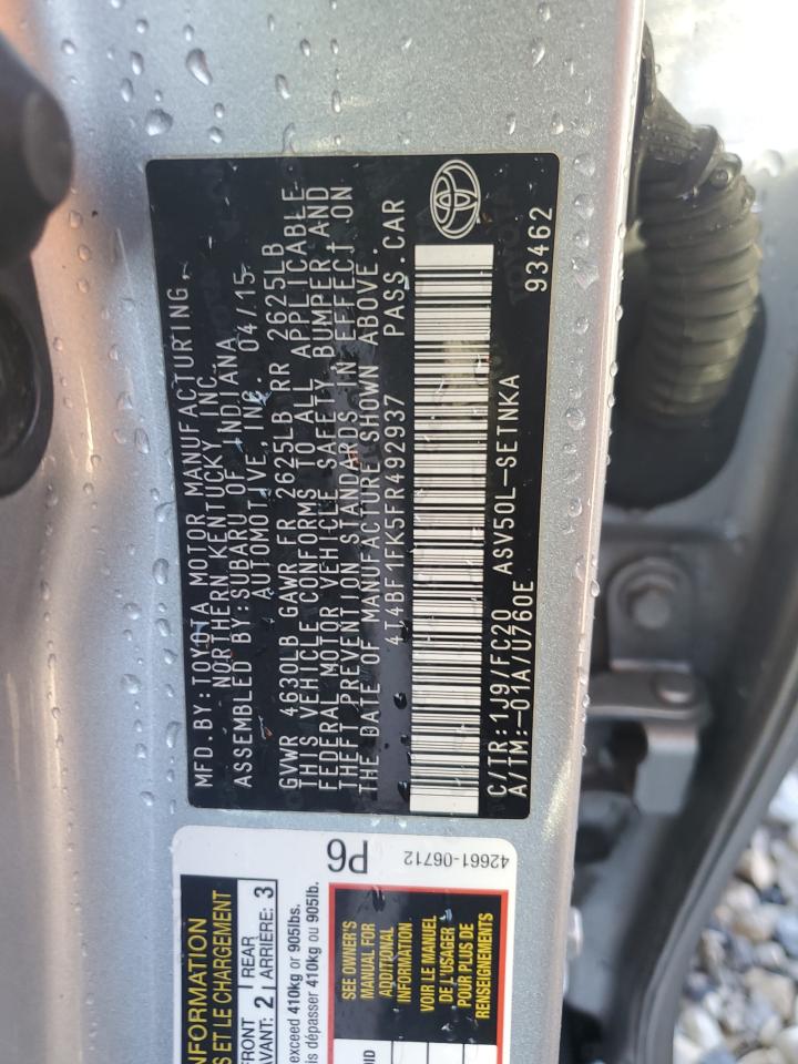 2015 Toyota Camry - Image 12