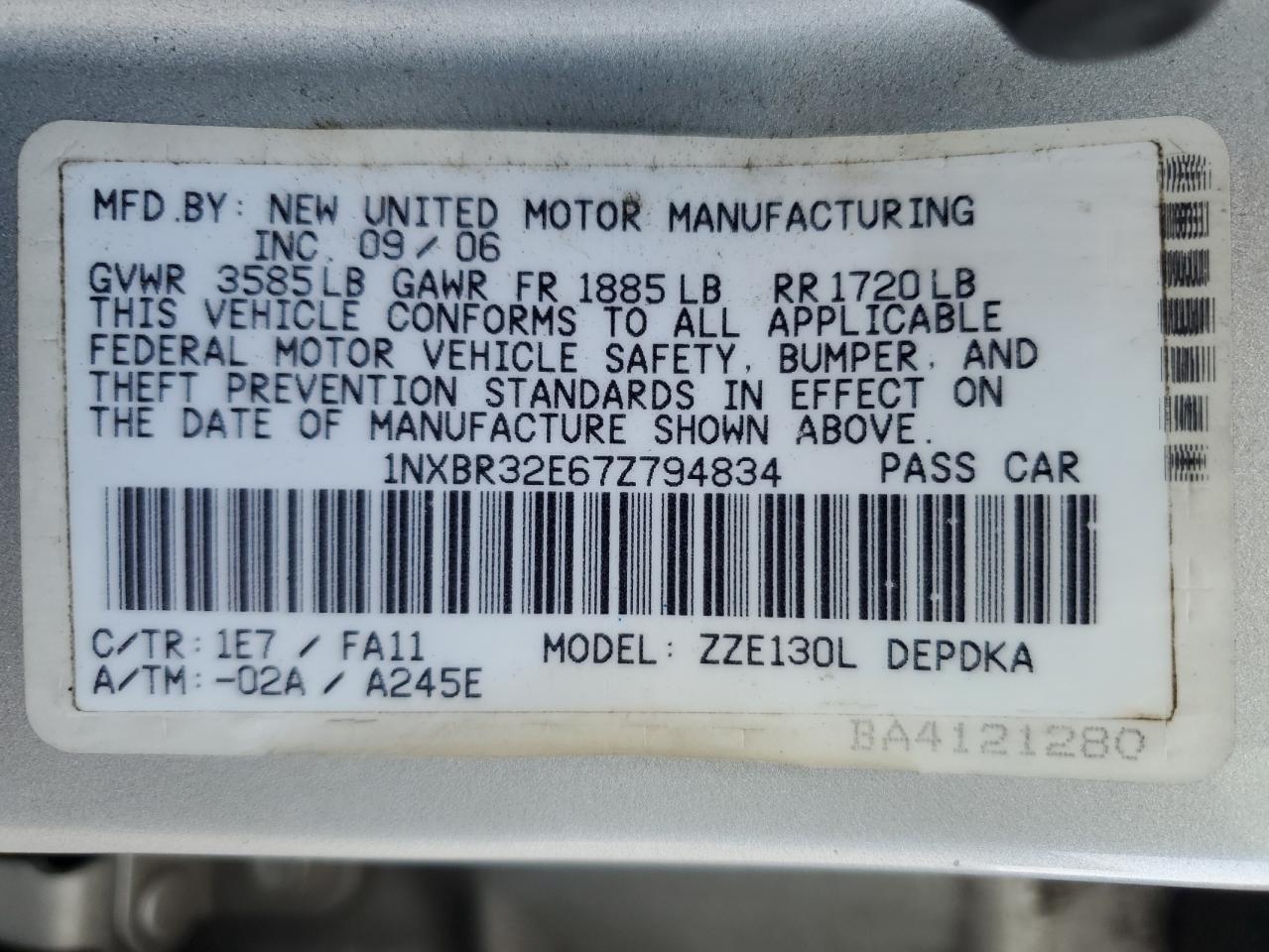 2007 Toyota Corolla - Image 12