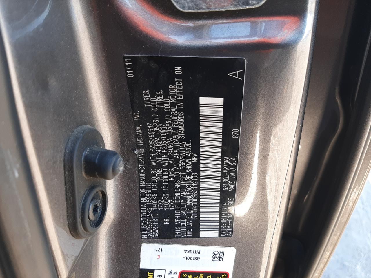 2011 Toyota Sienna - Image 13