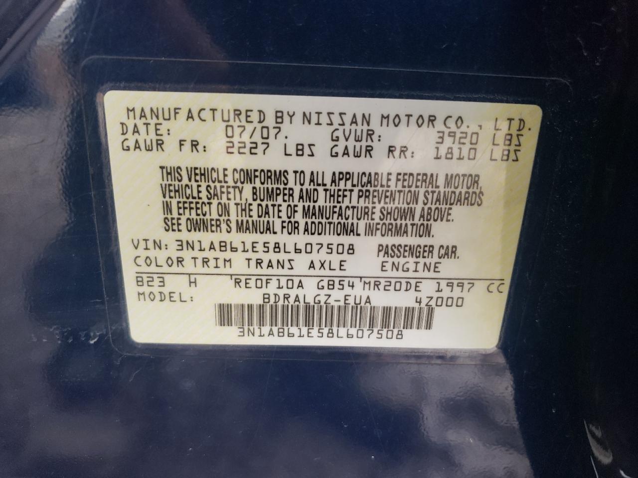 2008 Nissan Sentra - Image 13