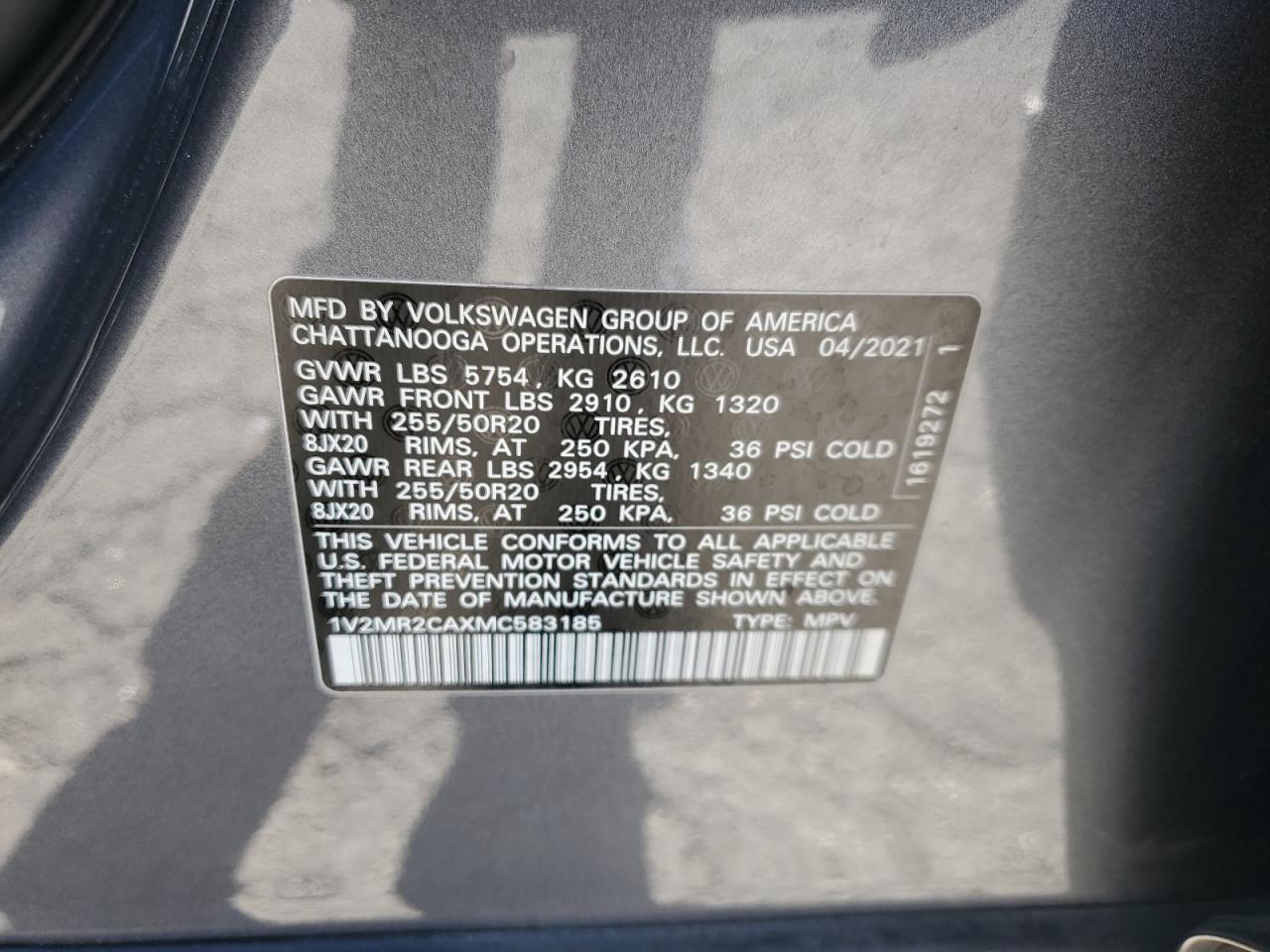 2021 Volkswagen Atlas - Image 13