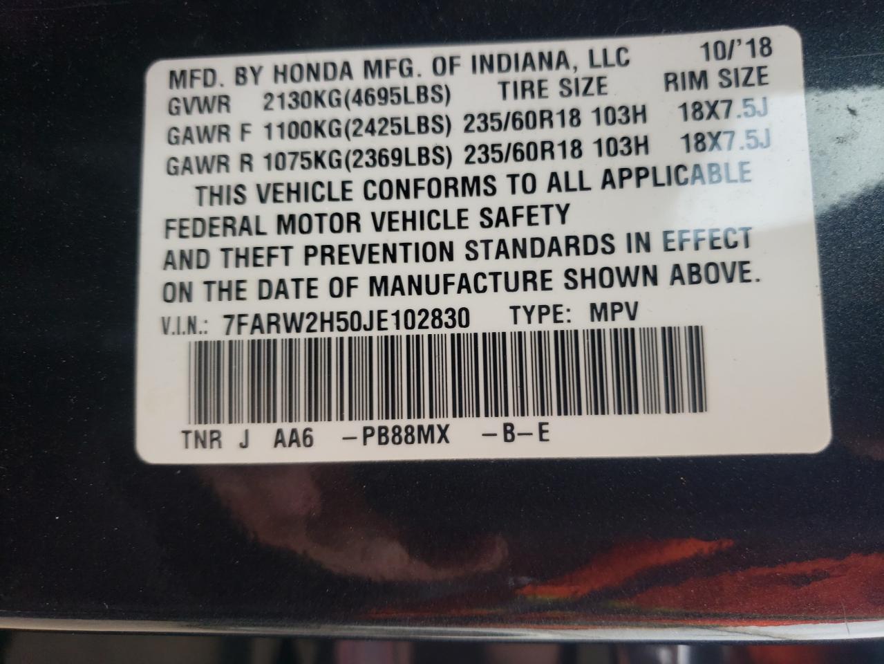 2018 Honda CR-V - Image 14