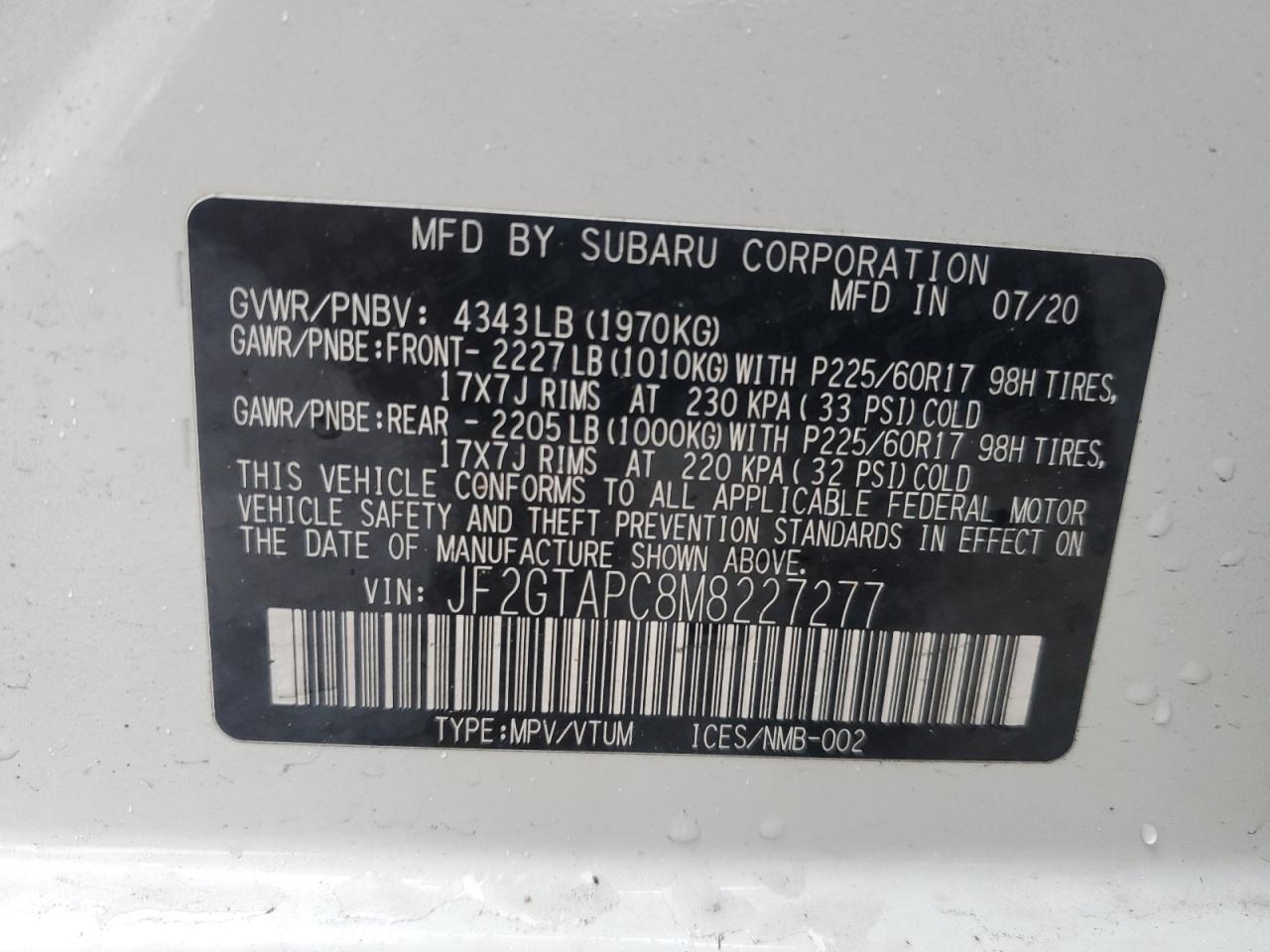 2021 Subaru XV - Image 14