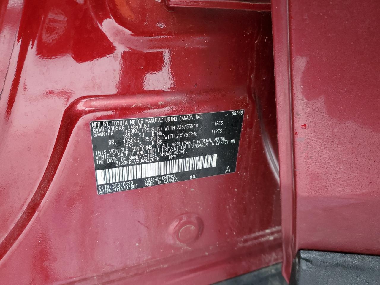 2018 Toyota RAV 4 - Image 15