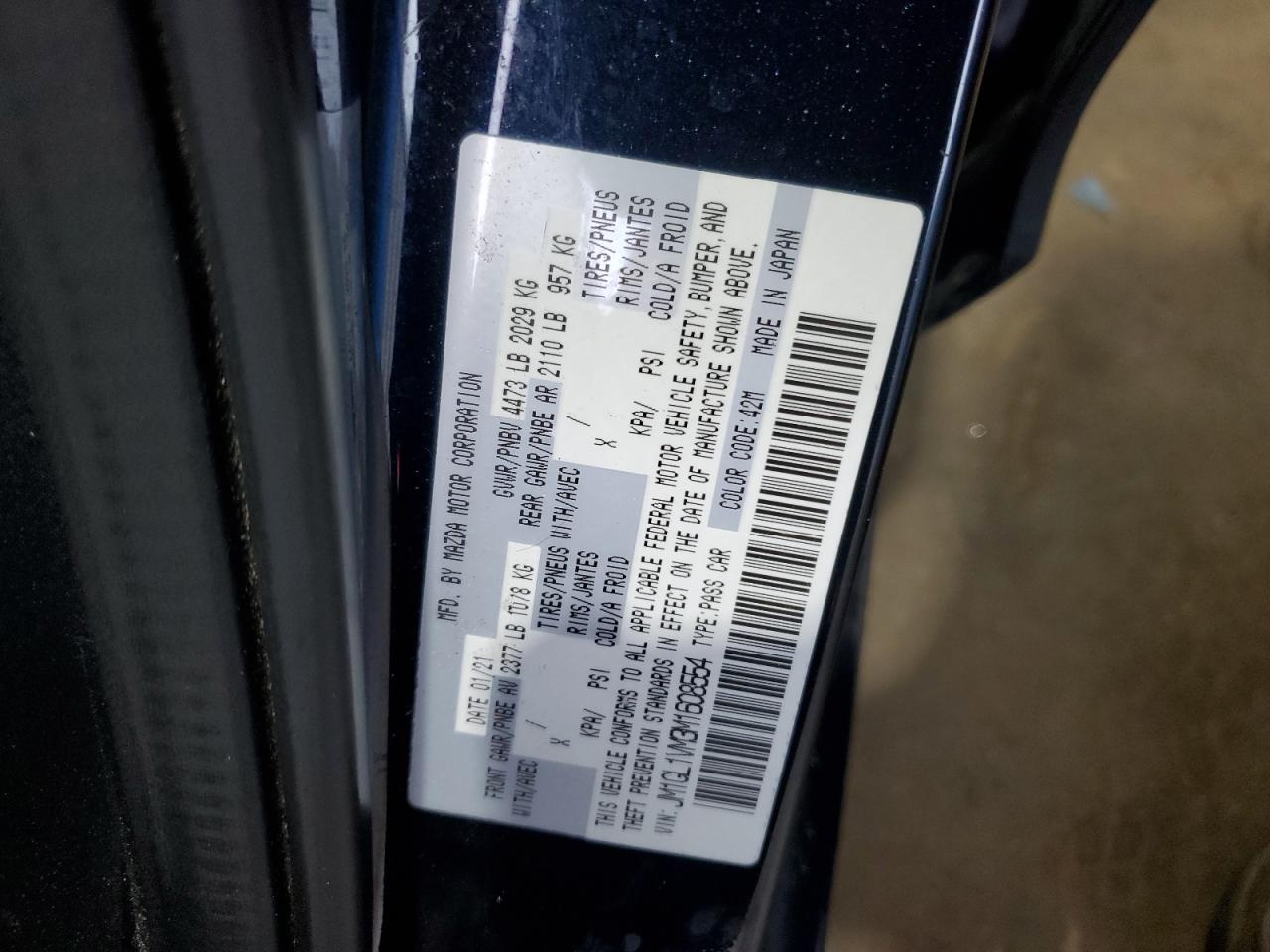 2021 Mazda 6 - Image 12
