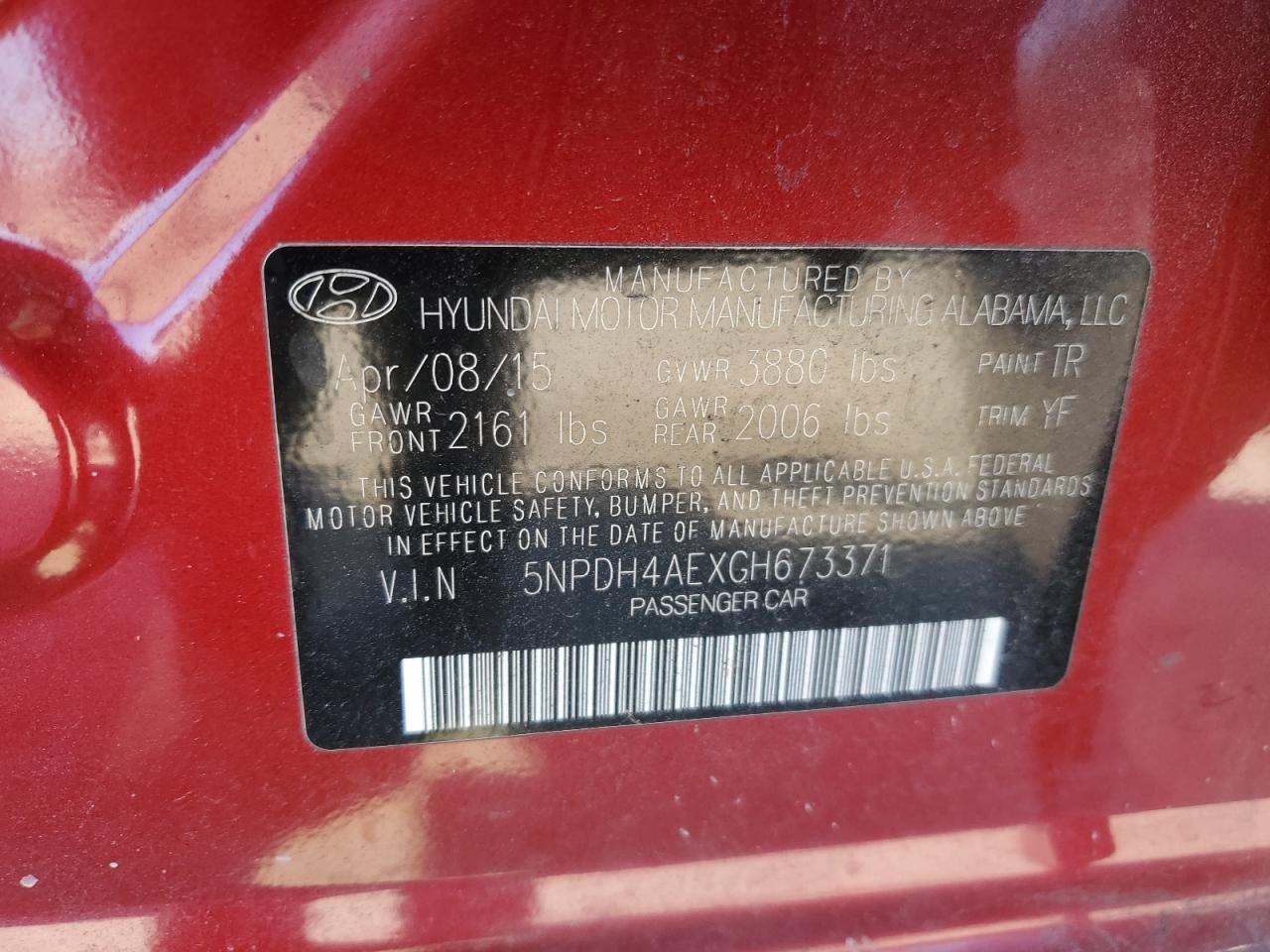 2016 Hyundai Elantra - Image 12