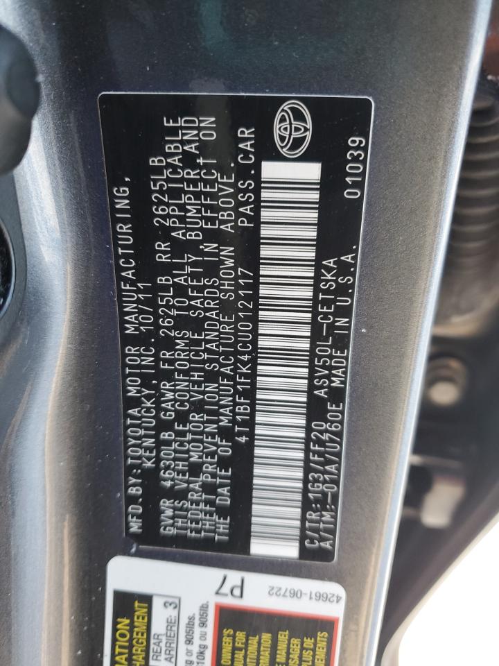 2012 Toyota Camry - Image 14