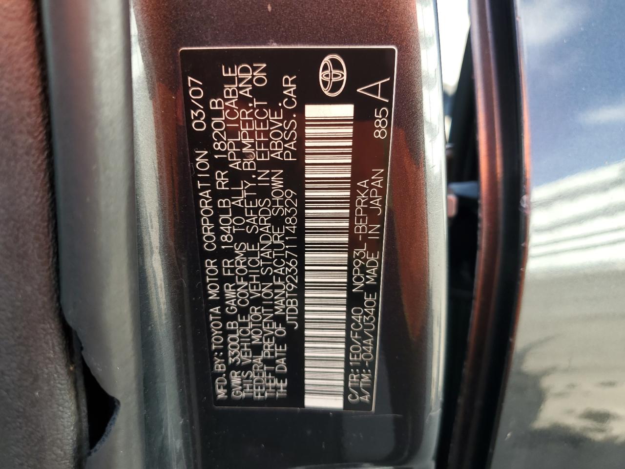 2007 Toyota Yaris - Image 12