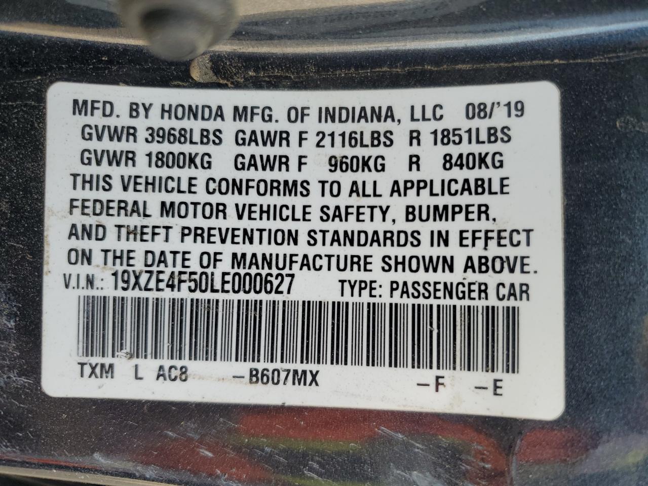 2020 Honda Insight - Image 15