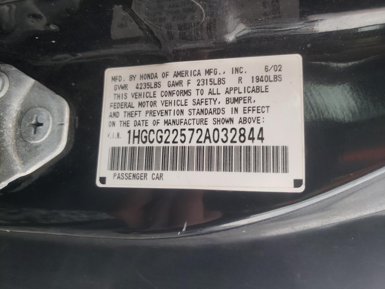 2002 Honda Accord - Image 14