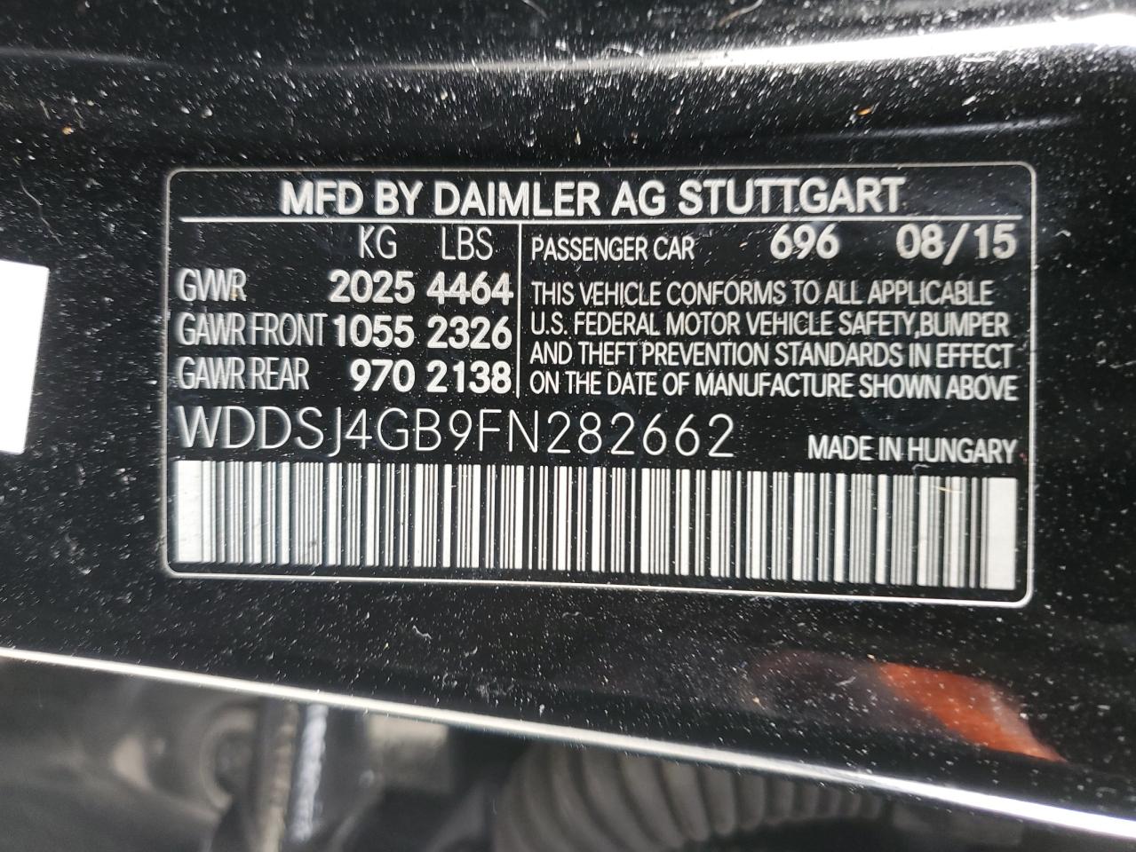 WDDSJ4GB9FN282662 2015 MERCEDES-BENZ CLA CLASS - Image 12