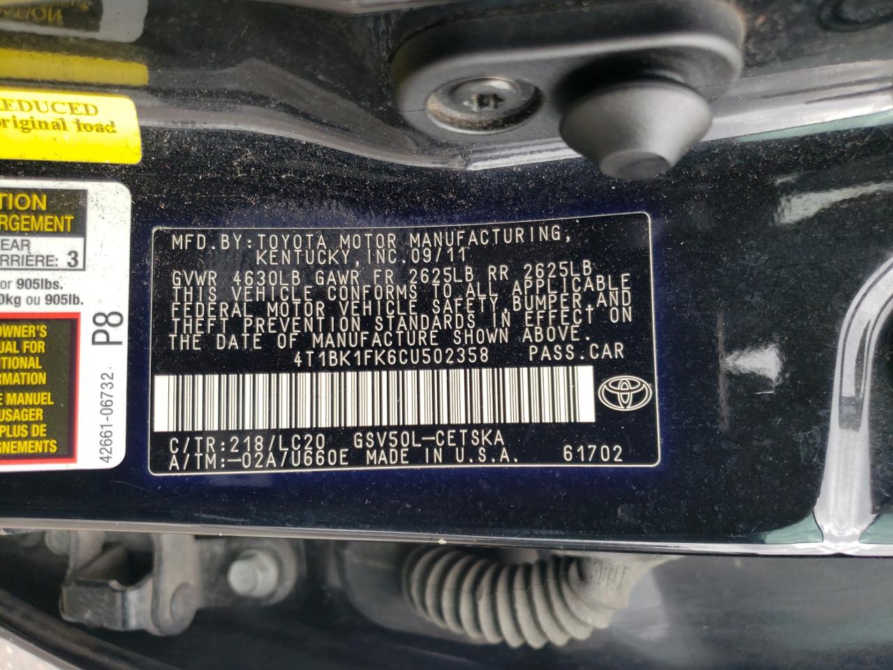 2012 Toyota Camry - Image 14