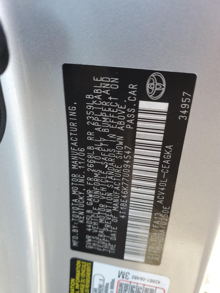 2007 Toyota Camry - Image 12
