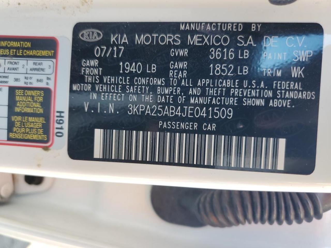 2018 Kia Rio - Image 14