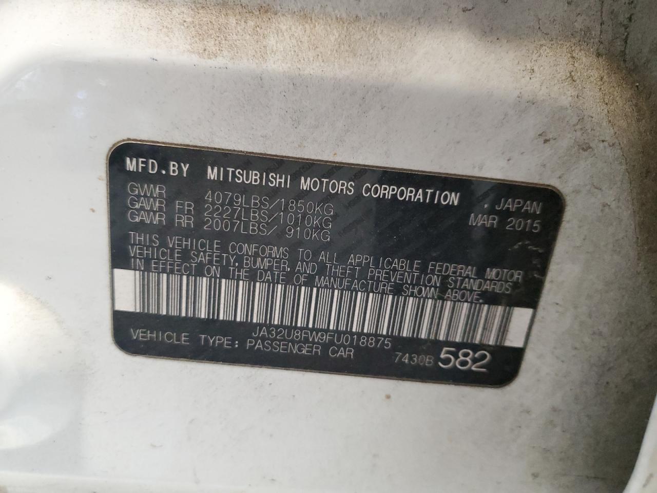 2015 Mitsubishi Lancer - Image 12