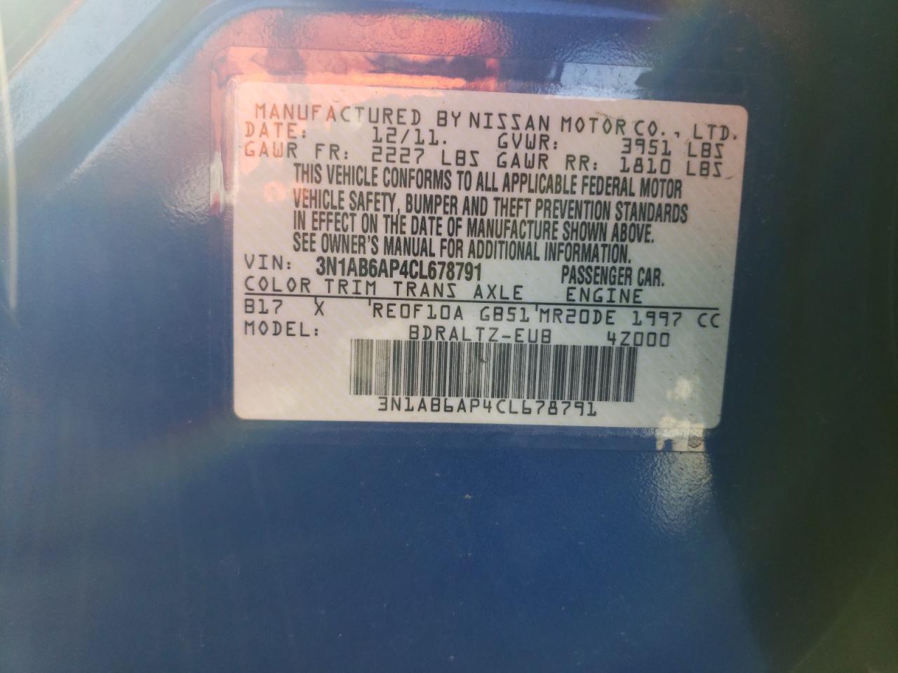 2012 Nissan Sentra - Image 15