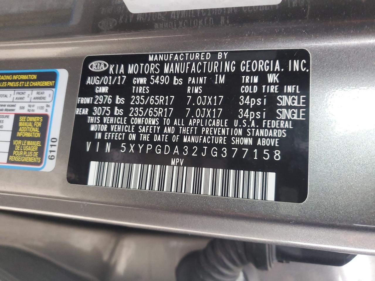 2018 Kia Sorento - Image 15