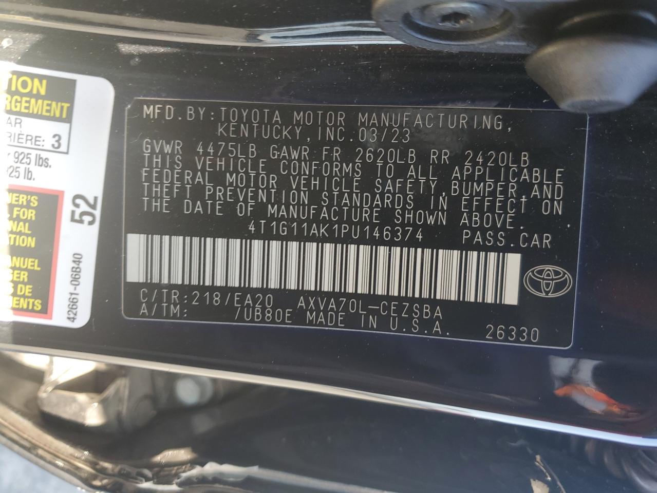 2023 Toyota Camry - Image 12