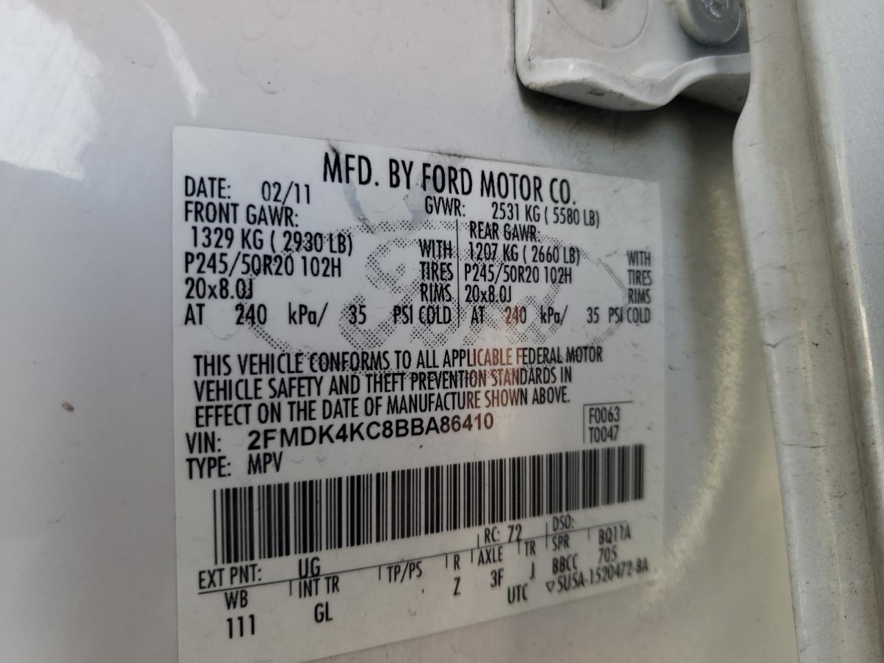 2011 Ford Edge - Image 13