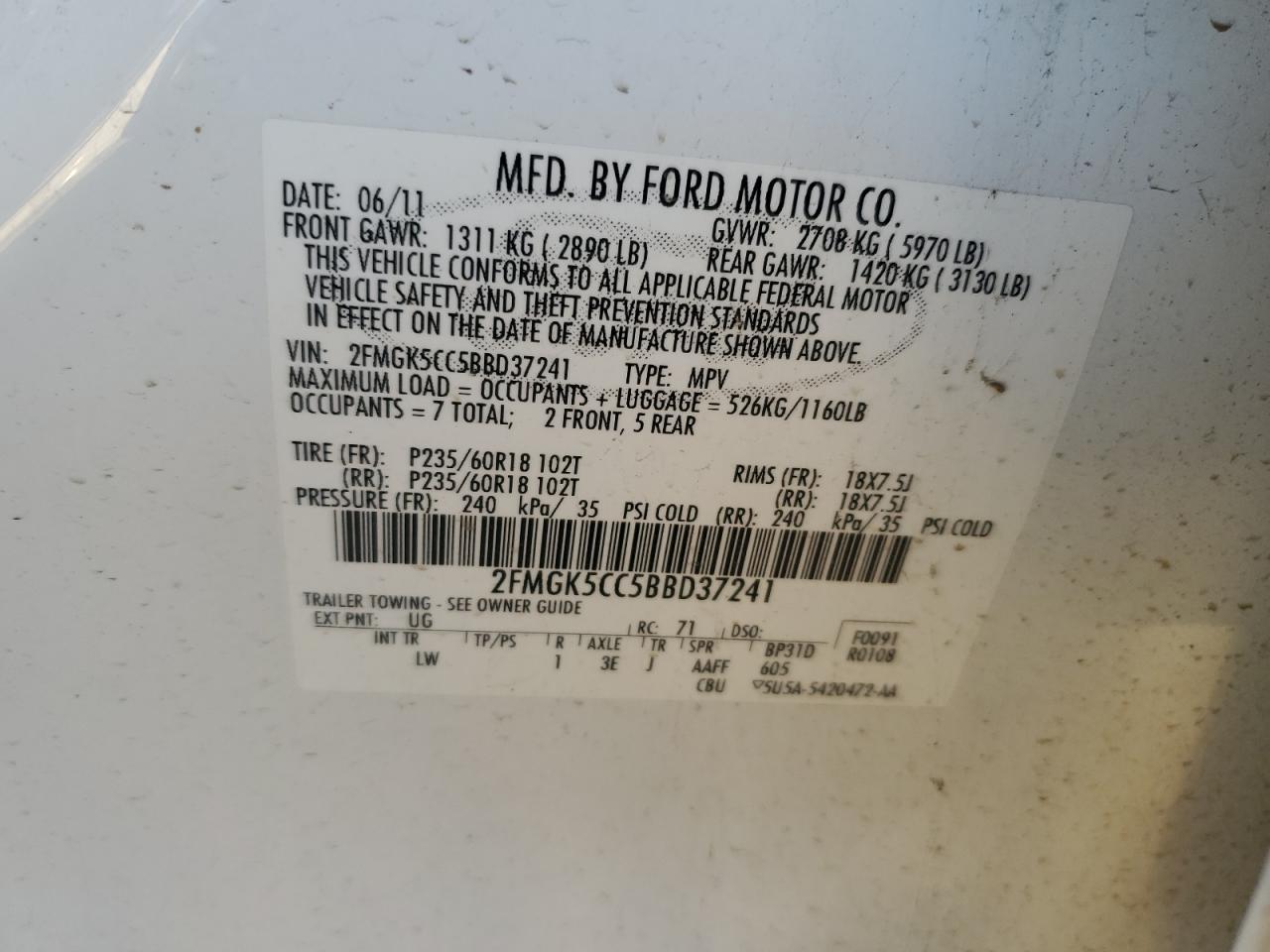 2011 Ford Flex - Image 14